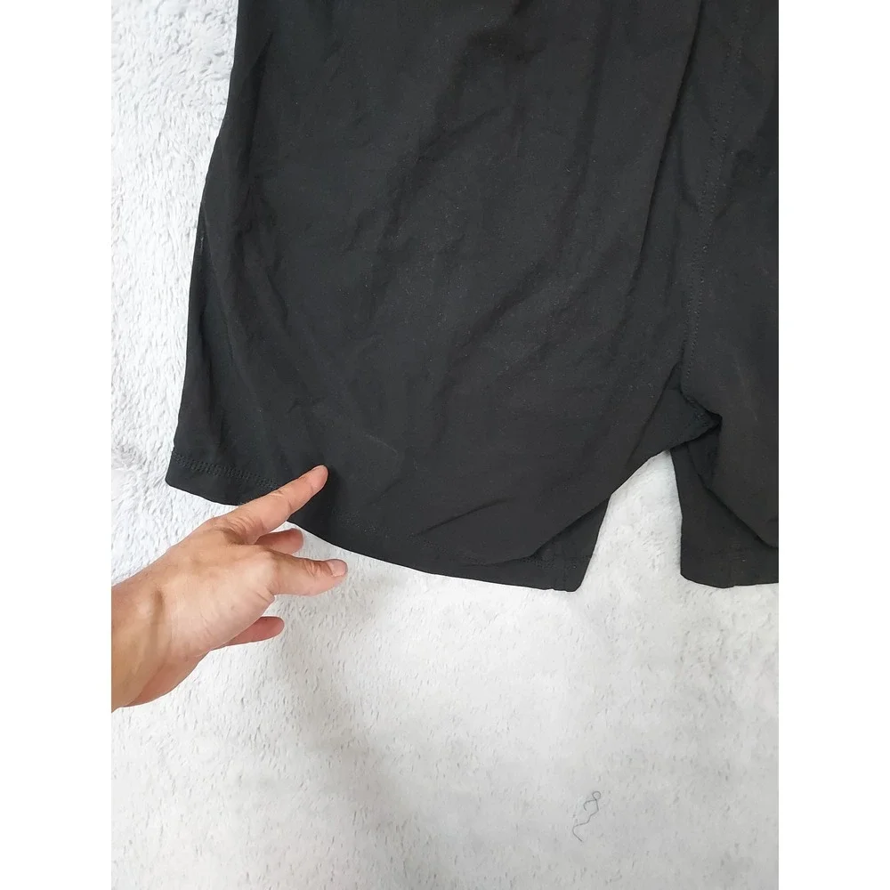 Vuori Kore Shorts Men Large Lined Athletic Performance Black Gym Drawstring Logo